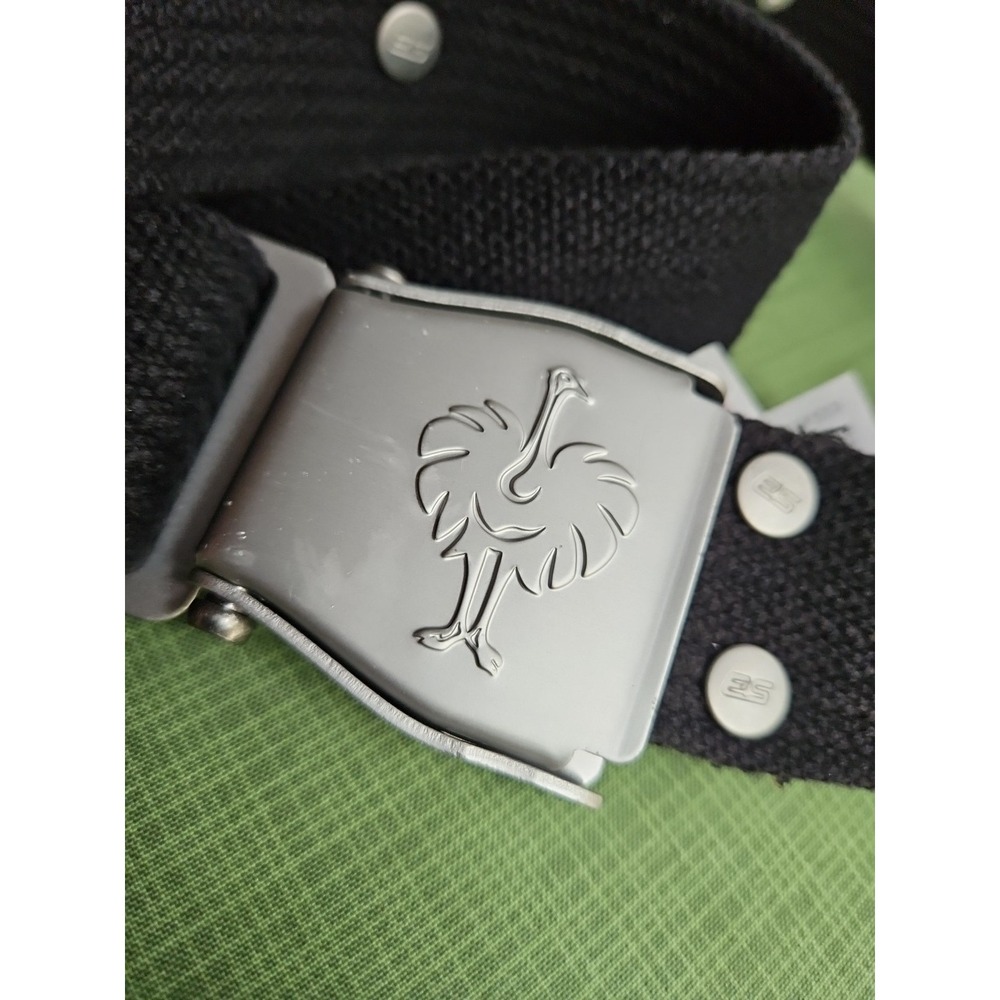 Engelbert Strauss Canvas Belt Big Logo Buckle 1.75" Wide Adjustable Size 32-38